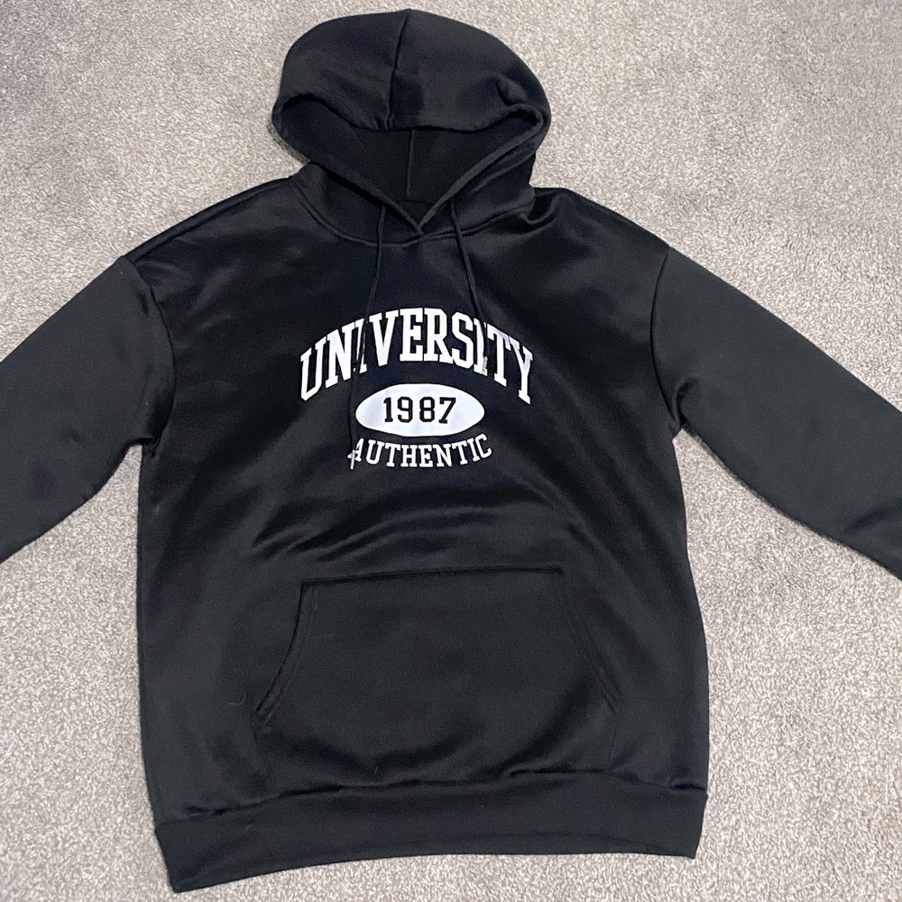 Black and White Hoodie